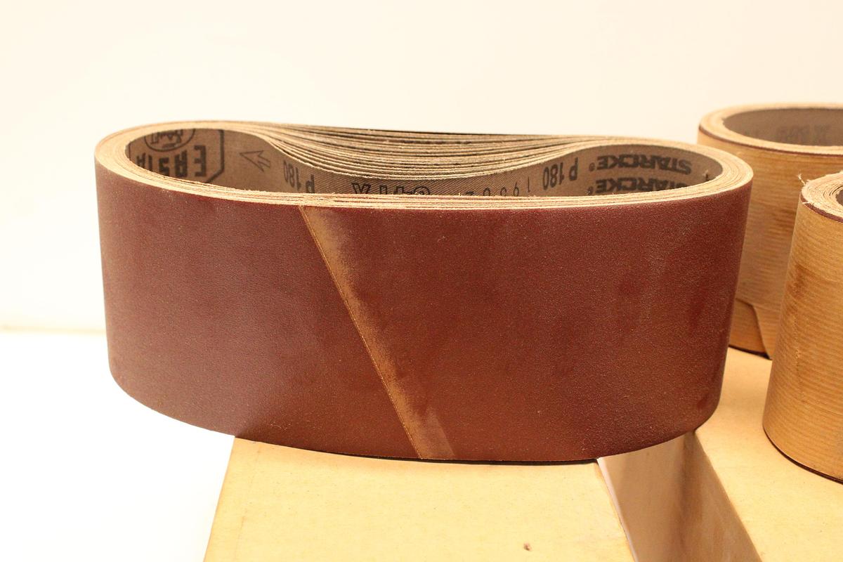 Usado Lote Bandas Abrasivas STARCKE ERSTA 690x100 mm Grano 180/220