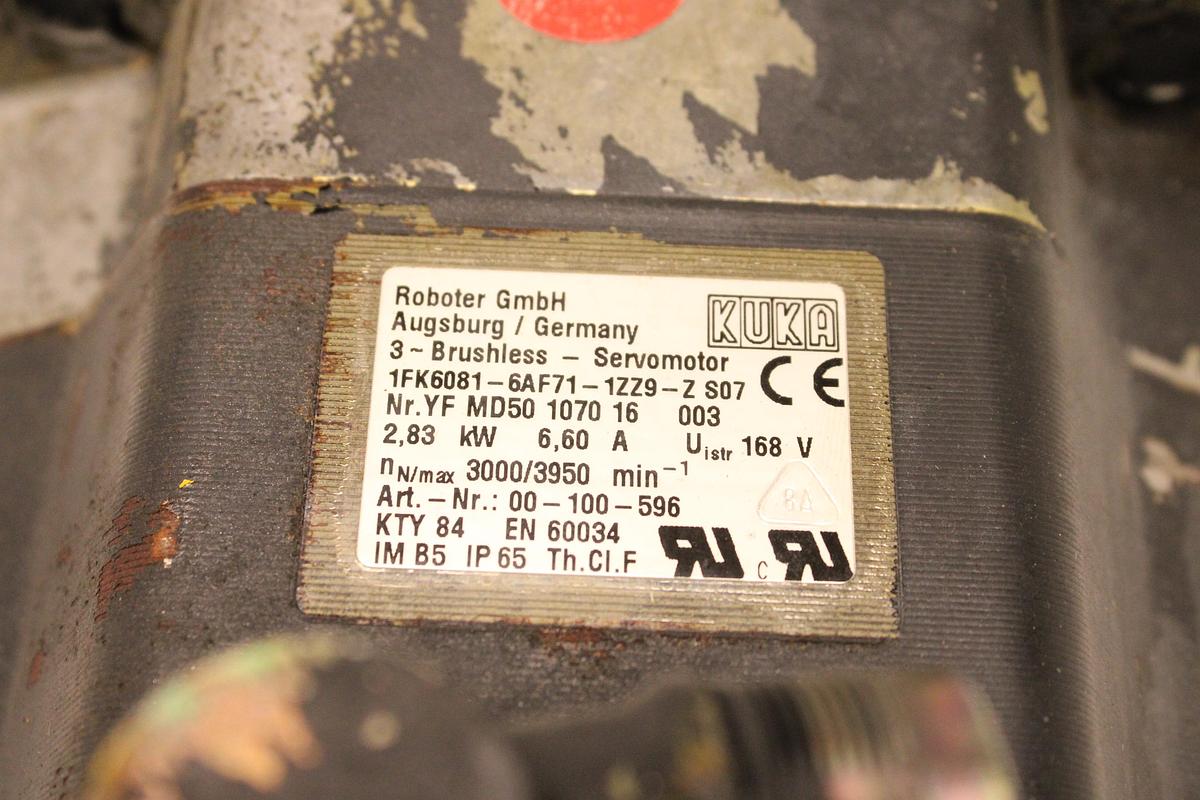 Usado Servomotor KUKA 1FK6081-6AF71-1ZZ9-Z S07