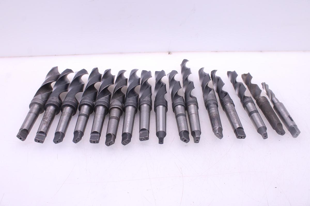 Usado 16 Brocas Taladro Mango Cónico Morse MT4