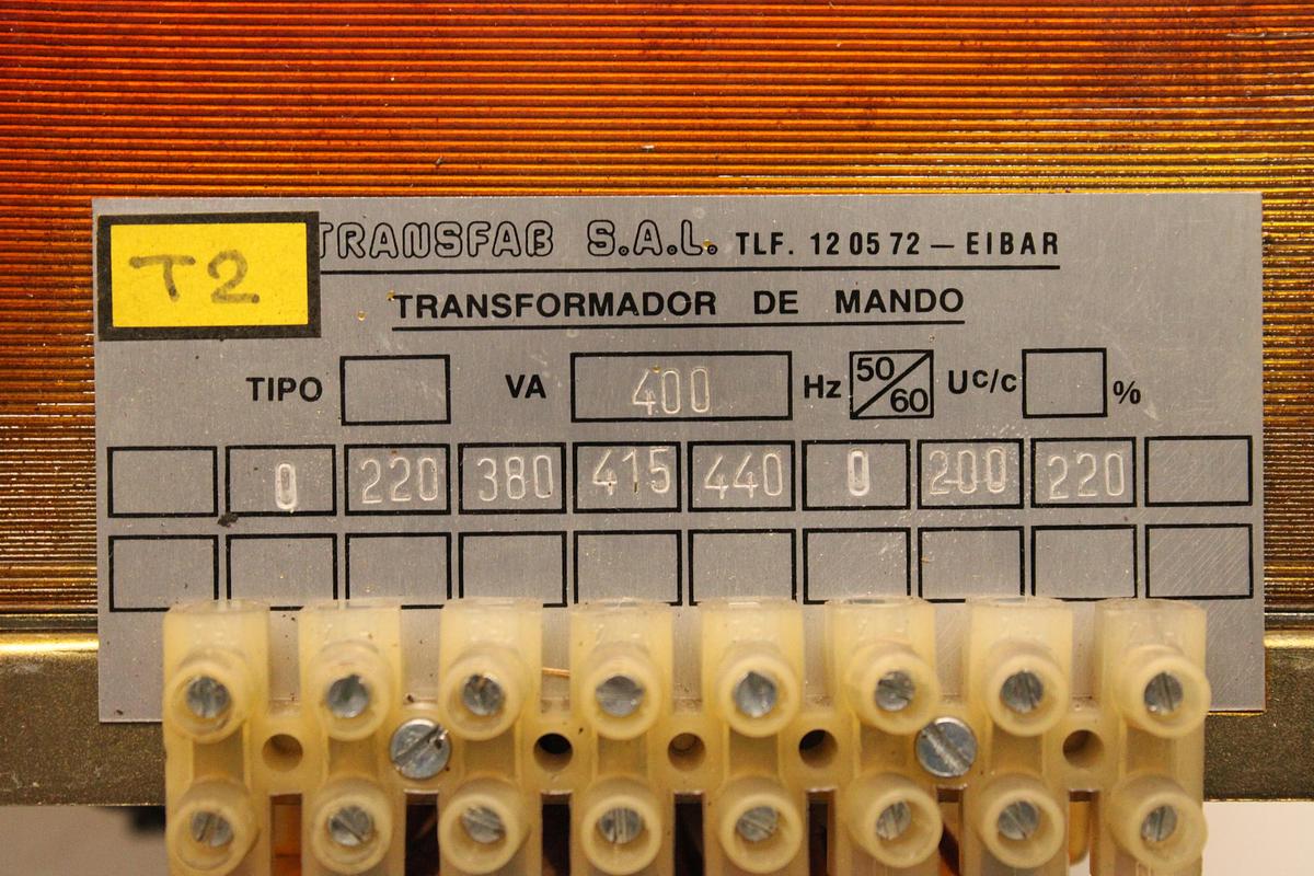 Usado Transformador TRANSFAB 400VA