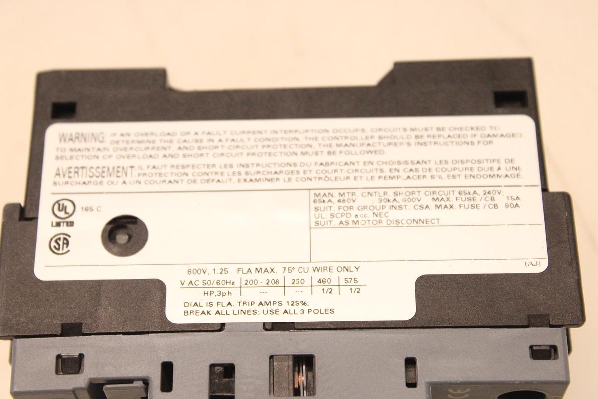 Usado Disyuntor SIEMENS 3RV2411-0KA10