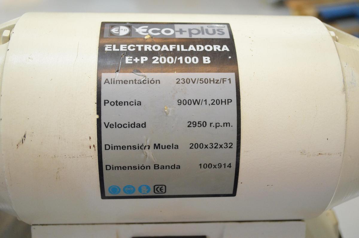 Usado Electroafiladora EcoPlus 200 con lija banda 100mm