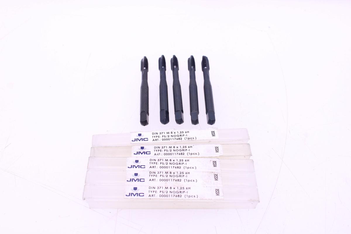 Usado Lote Machos de Roscar JMC DIN 371 M8 x 1,25 - 9 Unidades