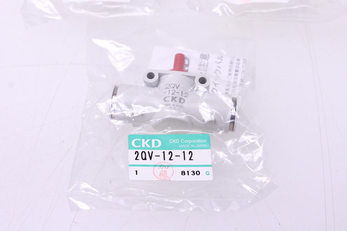 Usado Racores Válvula Rápida M12-M12 - 3 Unidades CKD 2QV-12-12