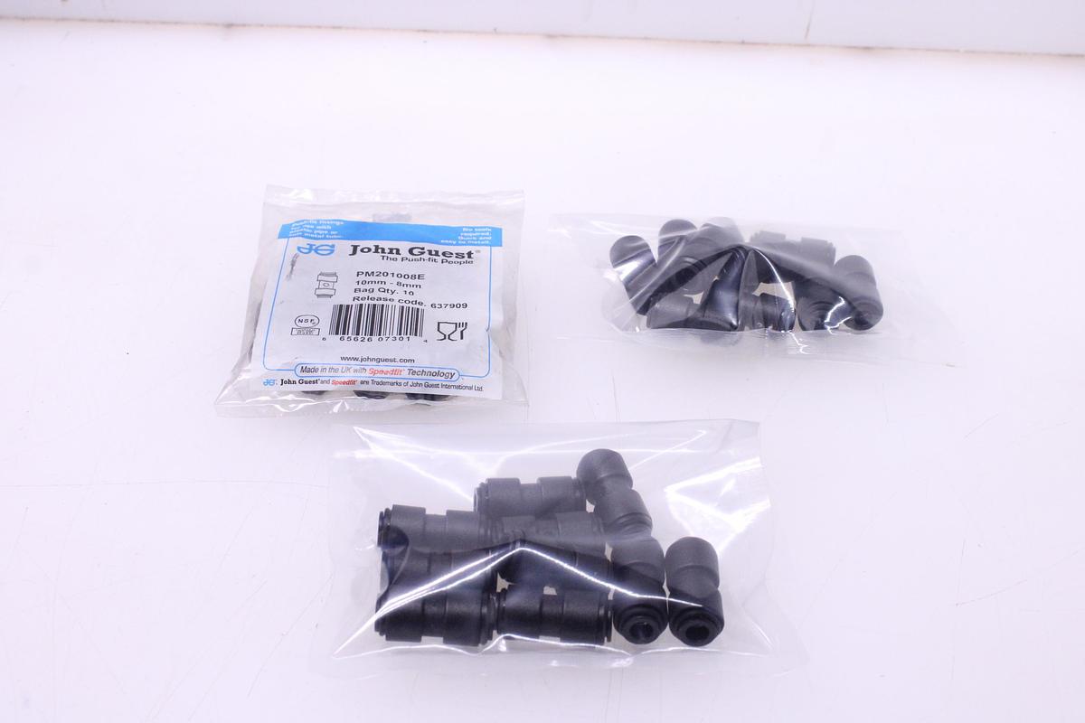 Usado Racores Manguito Reductor M10-M8 - 30 Unidades John Guest PM201008E