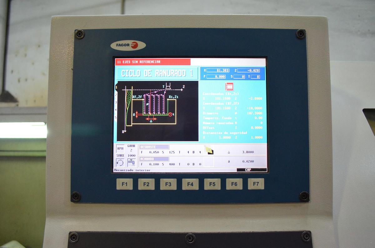 Usado Torno Travis TR-2 2006 cnc FAGOR 8055 T