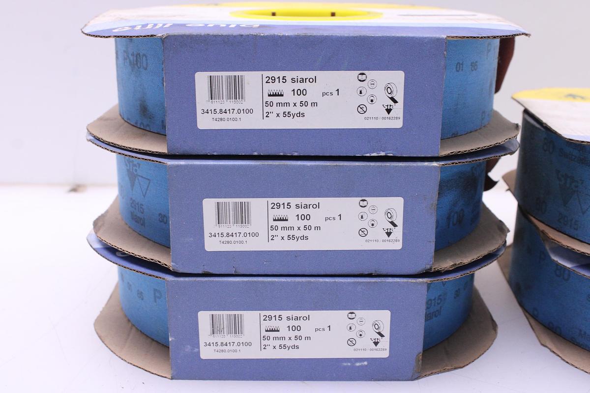 Usado Bandas Abrasivas SIA 2915 Siarol - 5 Unidades