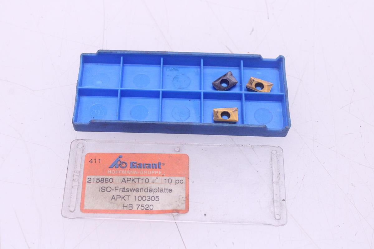 Usado Fresas y Plaquitas de Widia APKT 1003