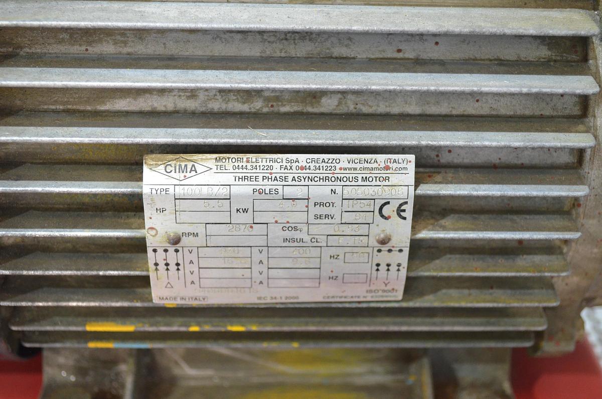 Usado Compresor piston Fini 5.5Hp - Calderín 270L