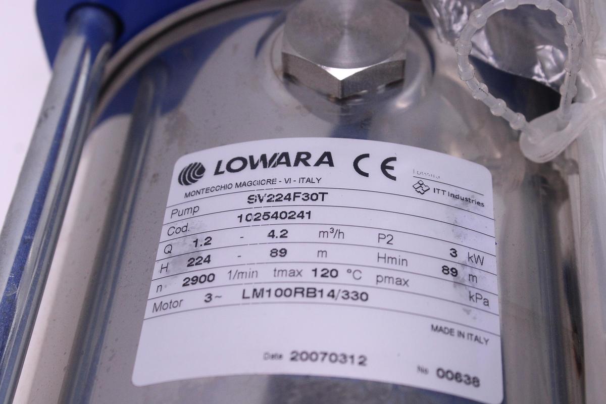 Usado Bomba Centrifuga Vertical LOWARA SV224F30T