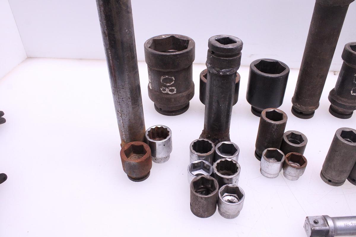 Usado Lote Llaves de Vaso 80mm a 22mm - 42 Unidades