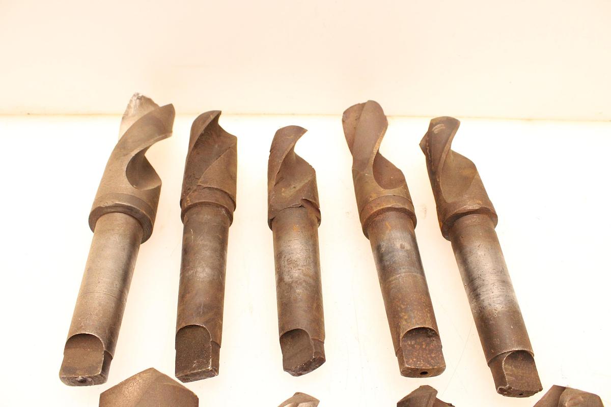 Usado 9 Brocas Mango Cónico MT5 - 50 hasta 72 mm