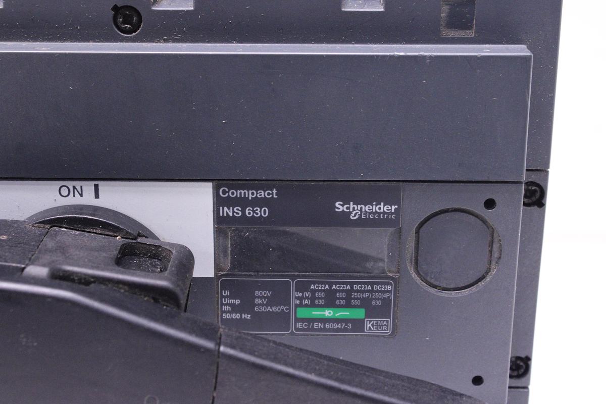 Usado Interruptor Seccionador Schneider Electric Compact INS 630