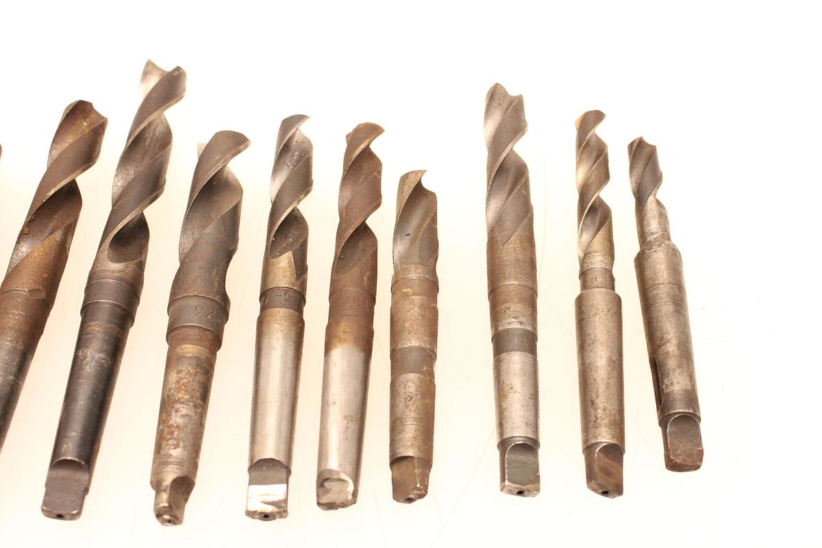 Usado 27 Brocas cono morse MT2 - 11,50 hasta 24,25mm