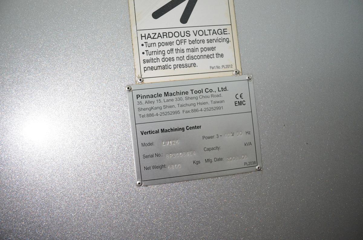 Usado Centro mecanizado Pinnacle Lv126 2008 cnc Fagor 8055i PLUS-M