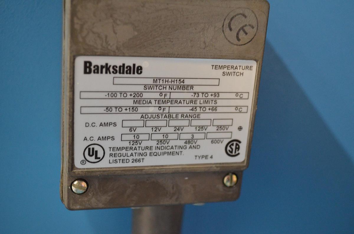 Usado Interruptor Barksdale MT1H-H154