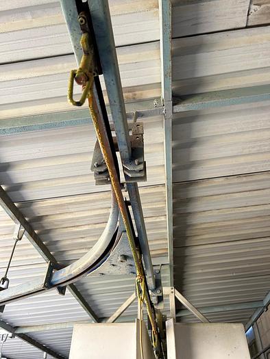 Usado Línea pintura en polvo con cabina y horno secado