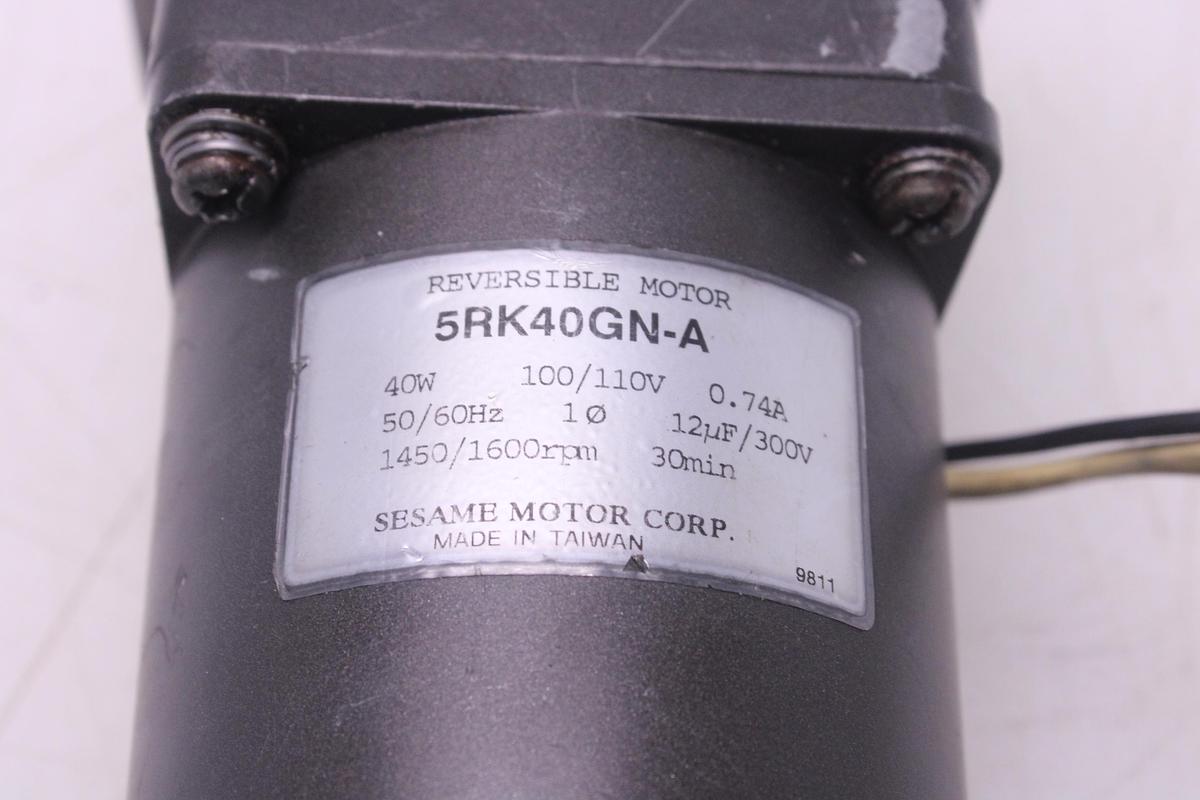 Usado Motor Sesame 5RK40GN-A + Cabezal 5GN25K