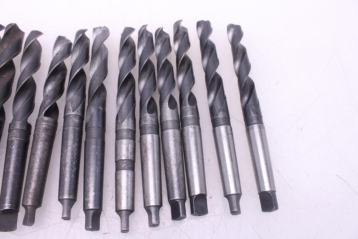 Usado 17 Brocas Taladro Mango Cónico Morse MT3