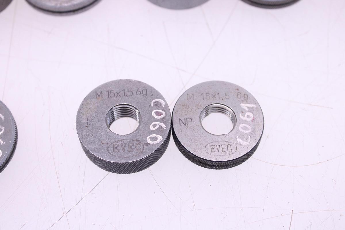 Usado Lote Calibre de Anillo fino Métrico - 18 Unidades