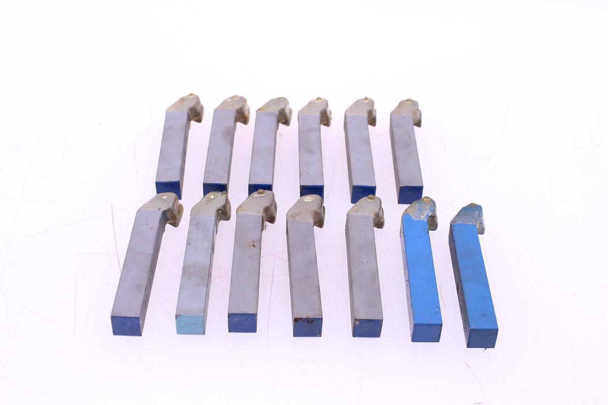 Usado Lote Cuchillas de Tornear Metal Duro 16x16 - 13 Unidades
