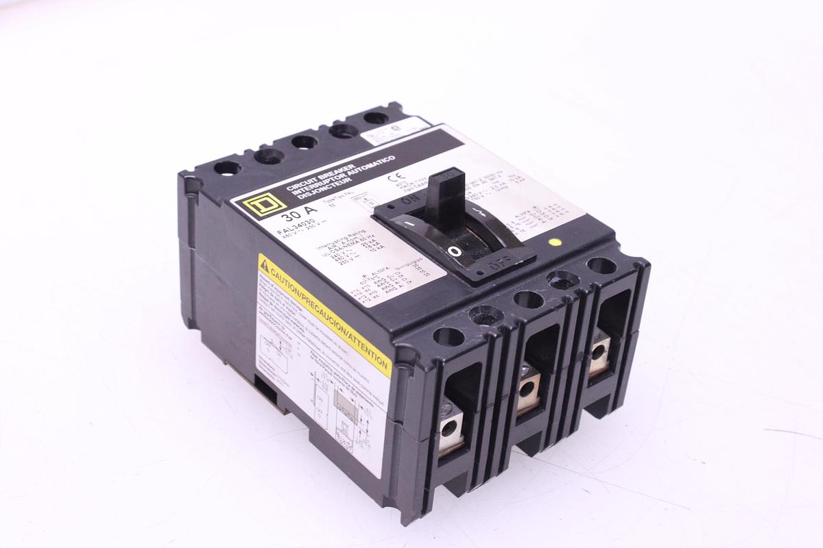 Usado Disyuntor SQUARE D FAL34030