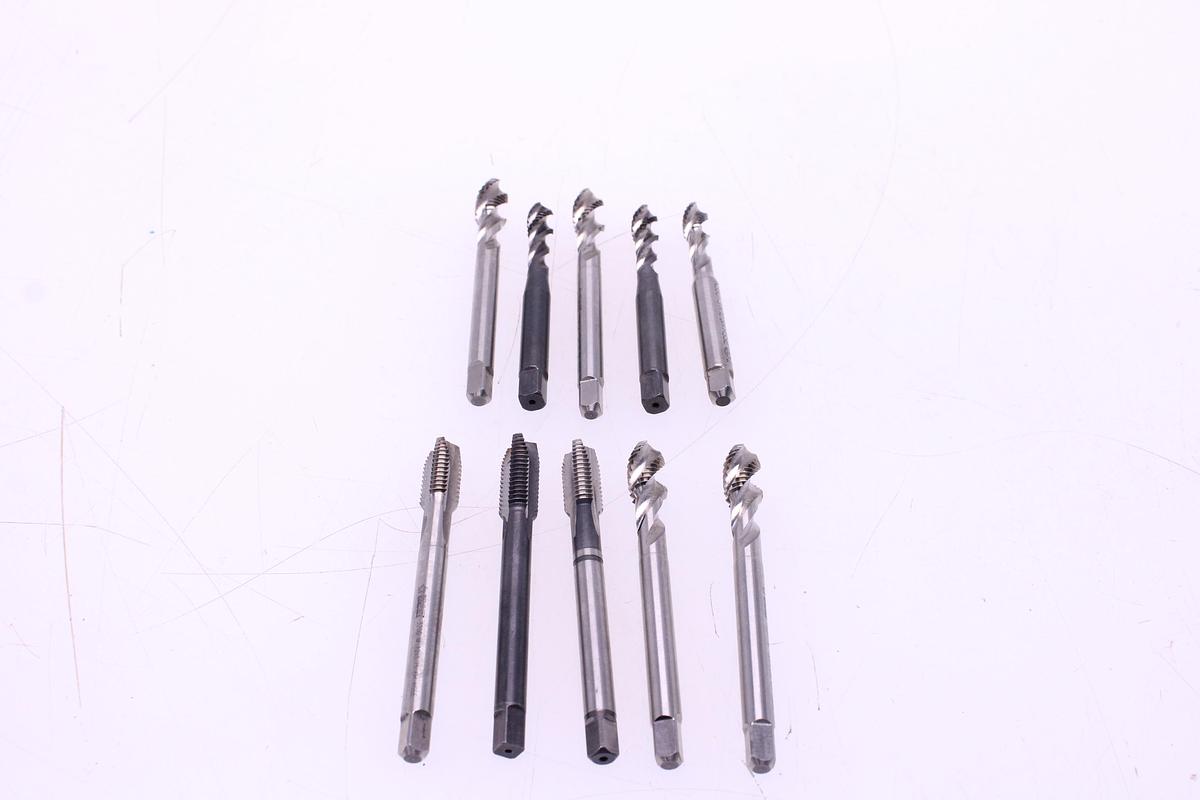 Usado Lote Machos de Roscar M10 x 1,50 + M12 x 1,75 - 10 Unidades