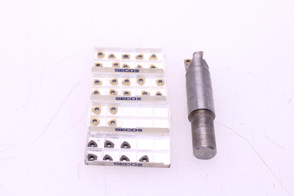 Usado Fresa Portaplaquitas 30mm + Widias 218.19-125T-T3-M07