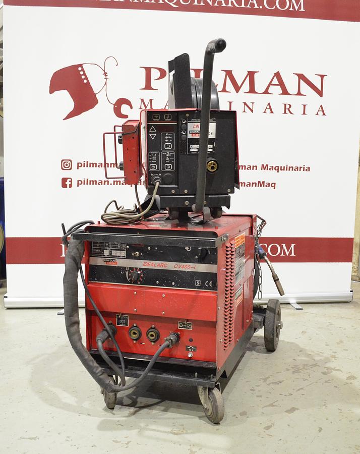 Usado Maquina soldar Lincoln Idealarc CV400-I con devanadera