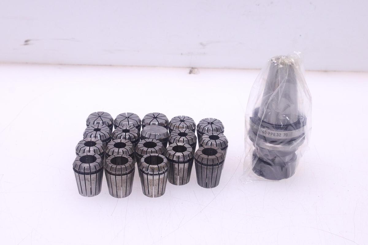 Usado Juego Completo pinzas de resorte ER32 + Cono Iso40 ASTRA