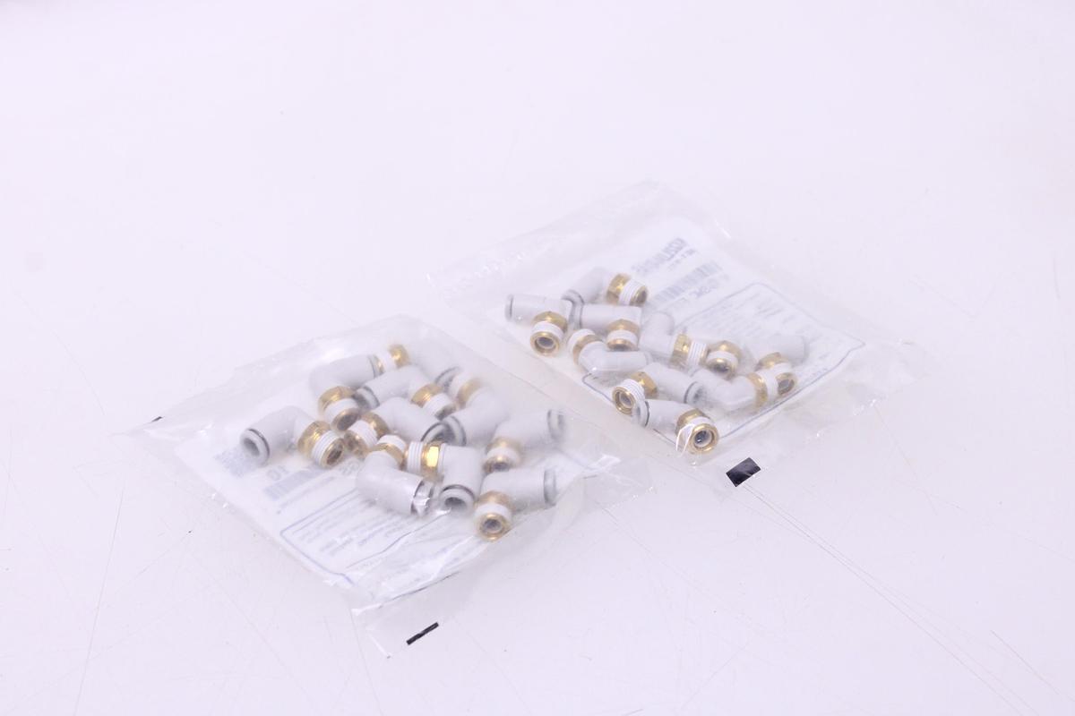 Usado Racores Codo M4 + Rosca 1/8" - 20 Unidades SMC KQ2L04-01AS