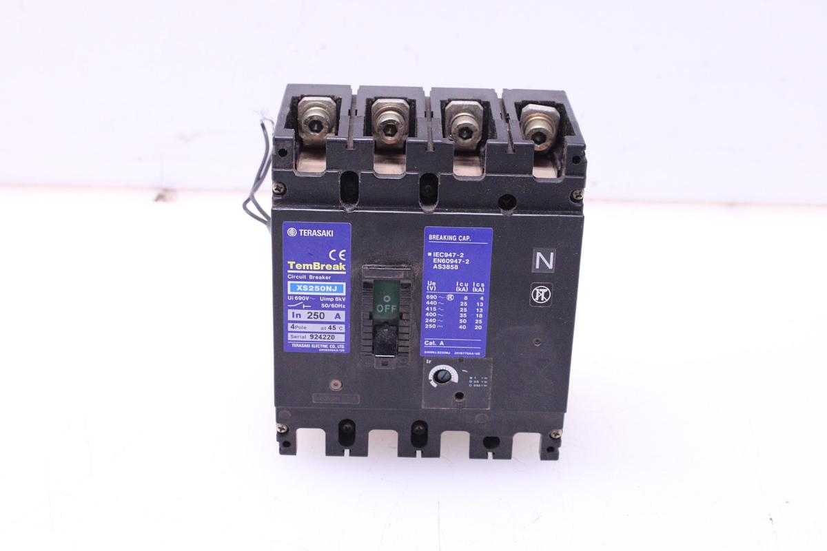 Usado Disyuntor Terasaki TemBreak XS250NJ