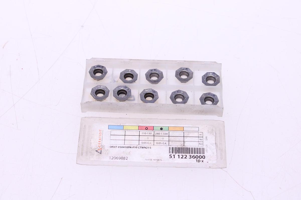 Usado Plaquitas de Widia Ceratizit OFHT050410