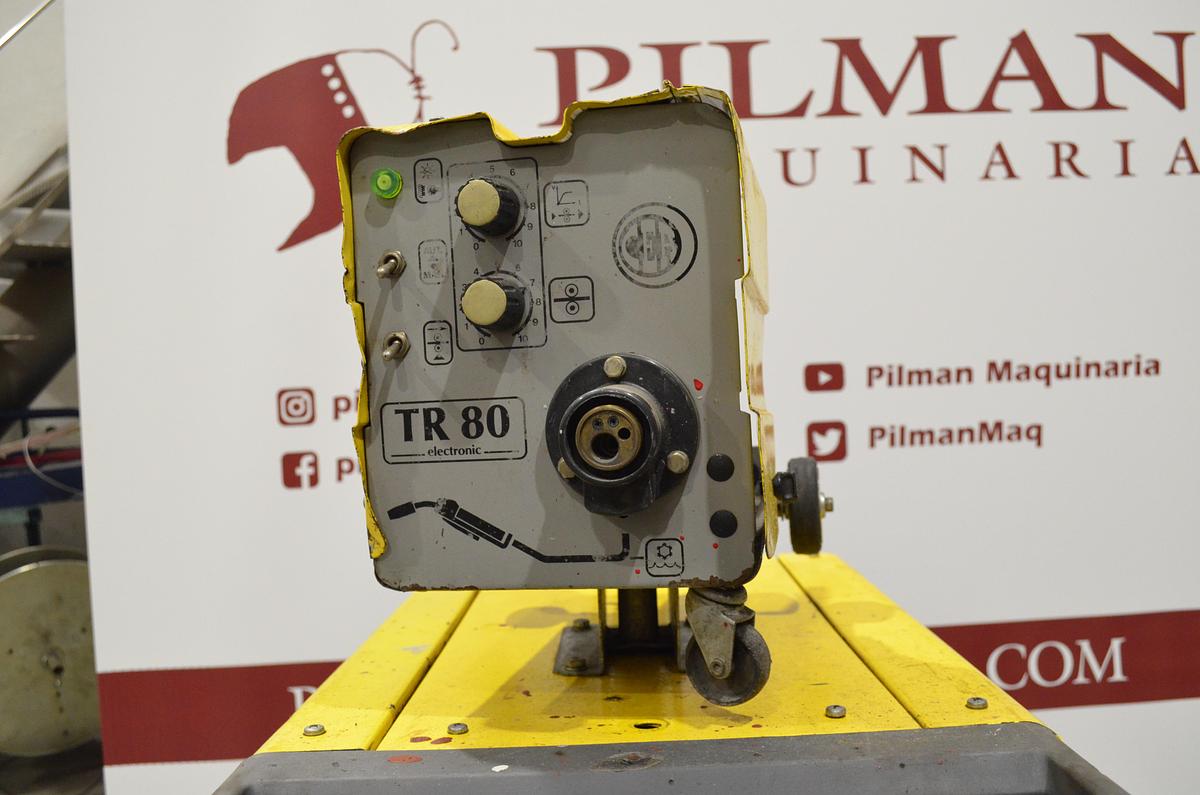 Usado Maquina soldar mig CEA ECHO 452 con devanadera TR 80 - 8m alargadera