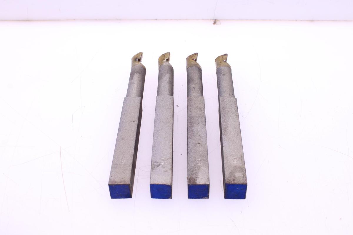 Usado Lote Cuchillas de Tornear Metal Duro 25x25 - 4 Unidades