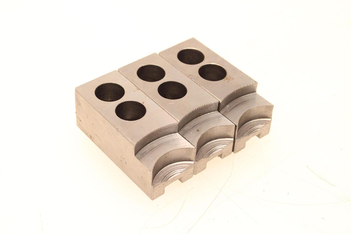 Usado Lote de Juegos de 3 Garras Para Torno