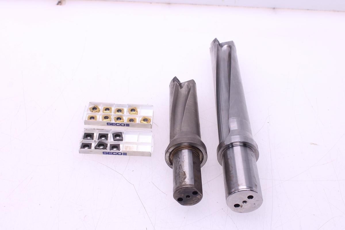 Usado Brocas Portaplaquitas SECO SD503-40-120-32R7 / SD525-43-215-40R7 + Widias SPGX12T3 / SCGX120408