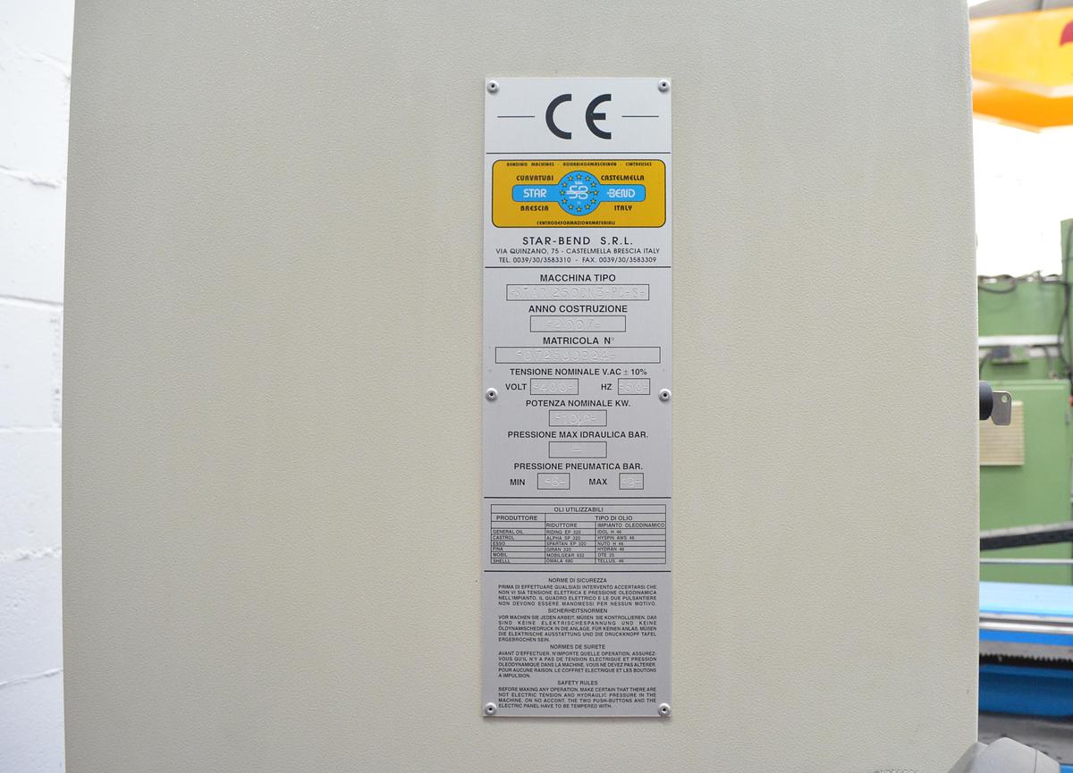 Usado Curvadora de tubos cnc StarBend STAR 250 CN3-PC-S