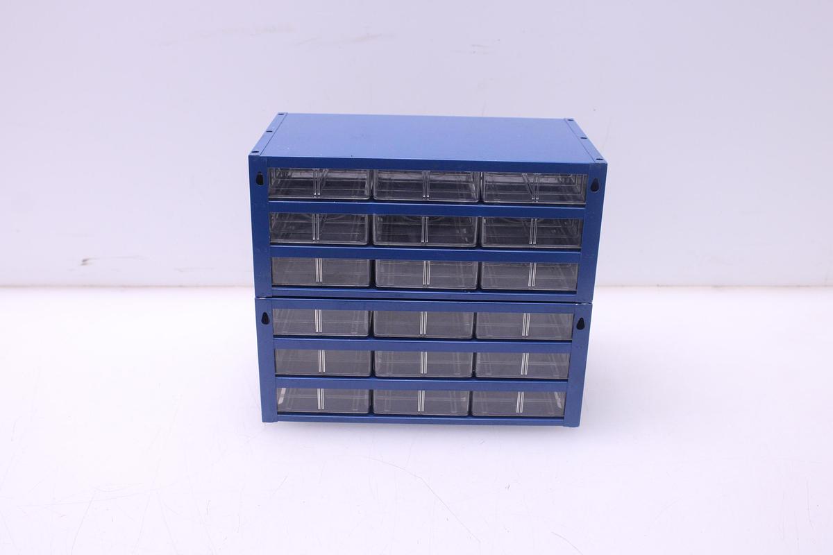 Usado Cajonera Almacenamiento SUC Azul - 18 Cajones