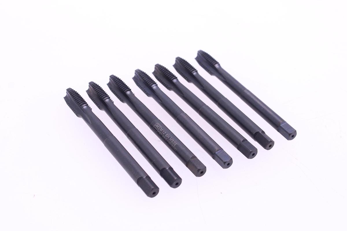 Usado Juego Machos de Roscar Recto JMC M12 H6 HSSE - 7 Unidades