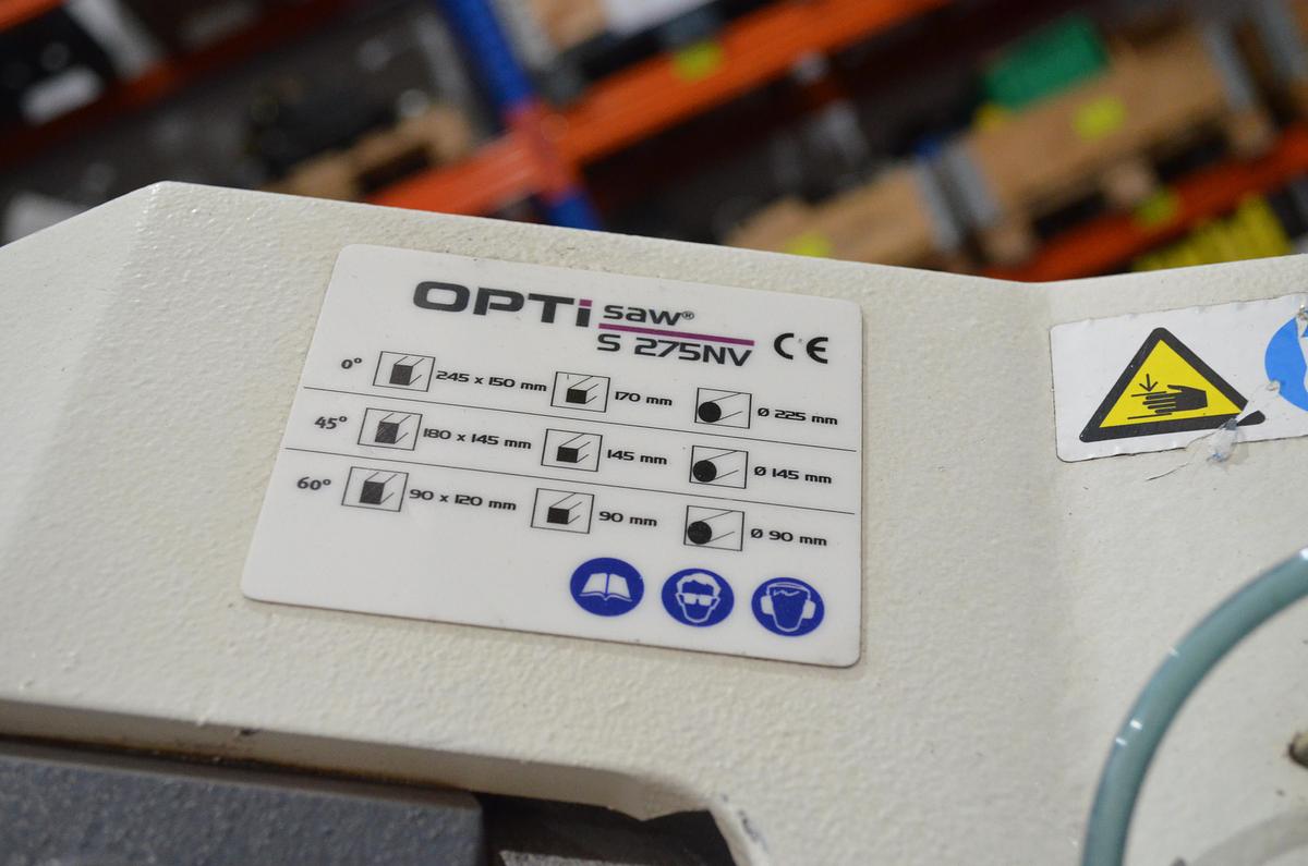 Usado Sierra cinta monofasica OptiSaw S 275NV