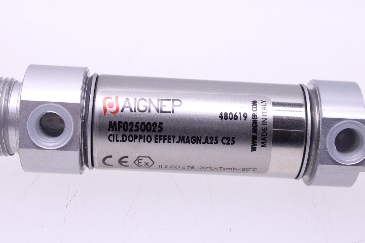 Usado Actuador Neumático AIGNEP MF0250025 - 5 Unidades