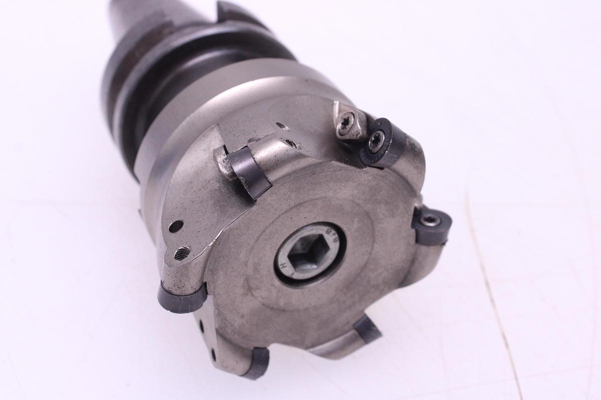 Usado Fresa ZMILL 6R-80-27-6T Cono ISO 40 + Widias RPMT1204