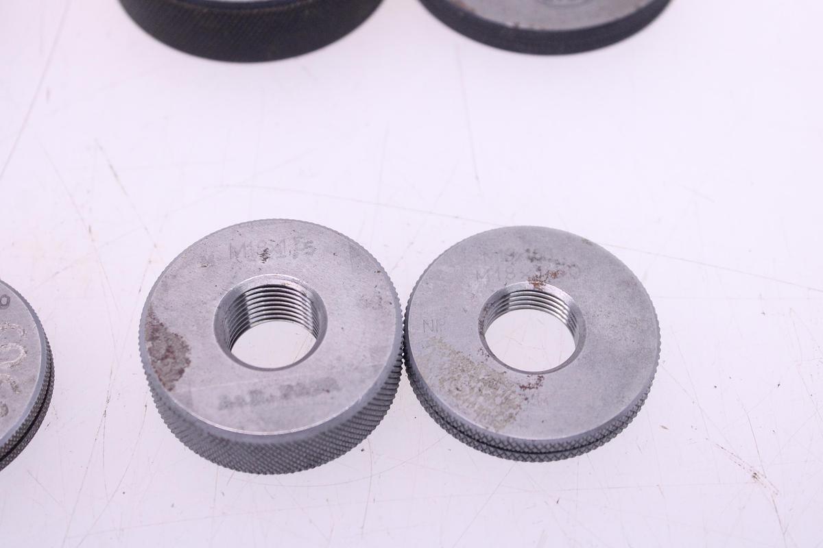 Usado Lote Calibre de Anillo fino Métrico - 18 Unidades