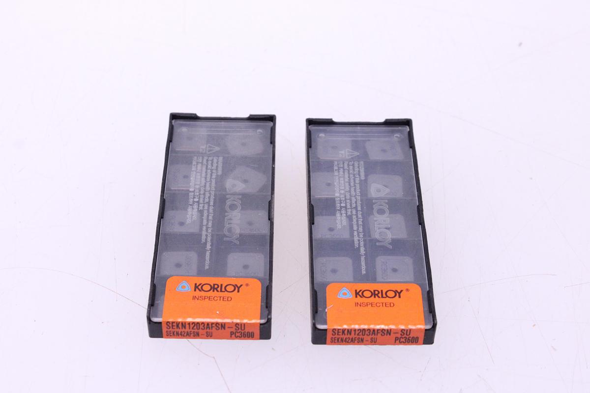 Usado Plaquitas de Widia Korloy SEKN1203AFSN