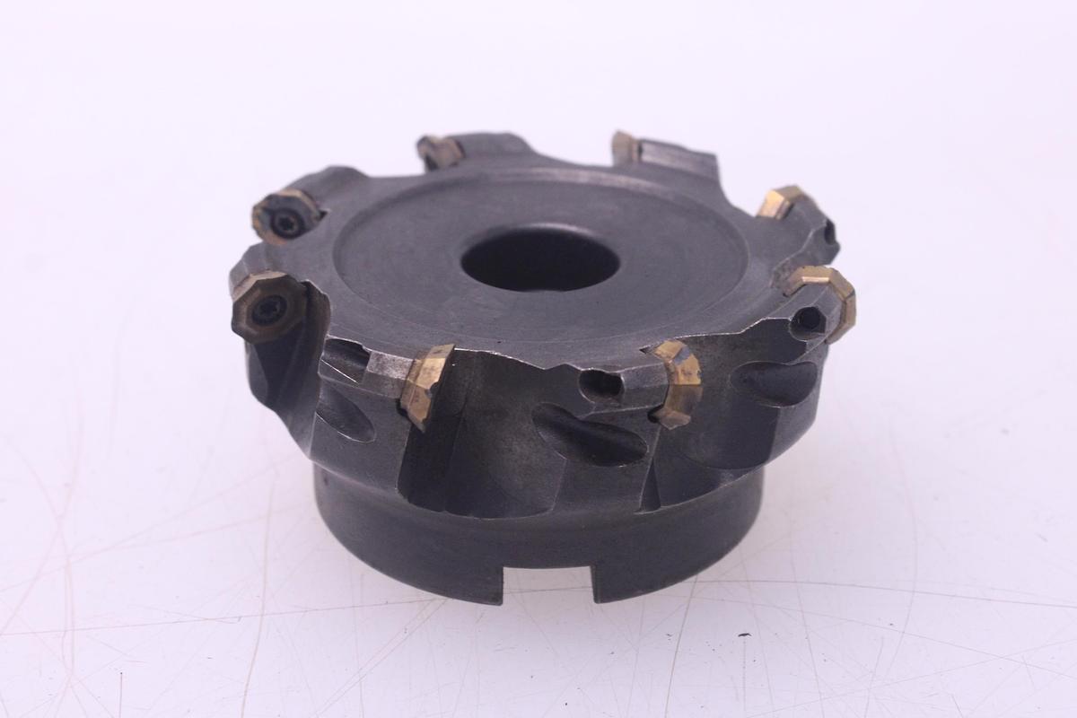 Usado Fresa Portaplaquitas Taegutec TFM430FS-8100-32R-05 + Widias OFMT050405