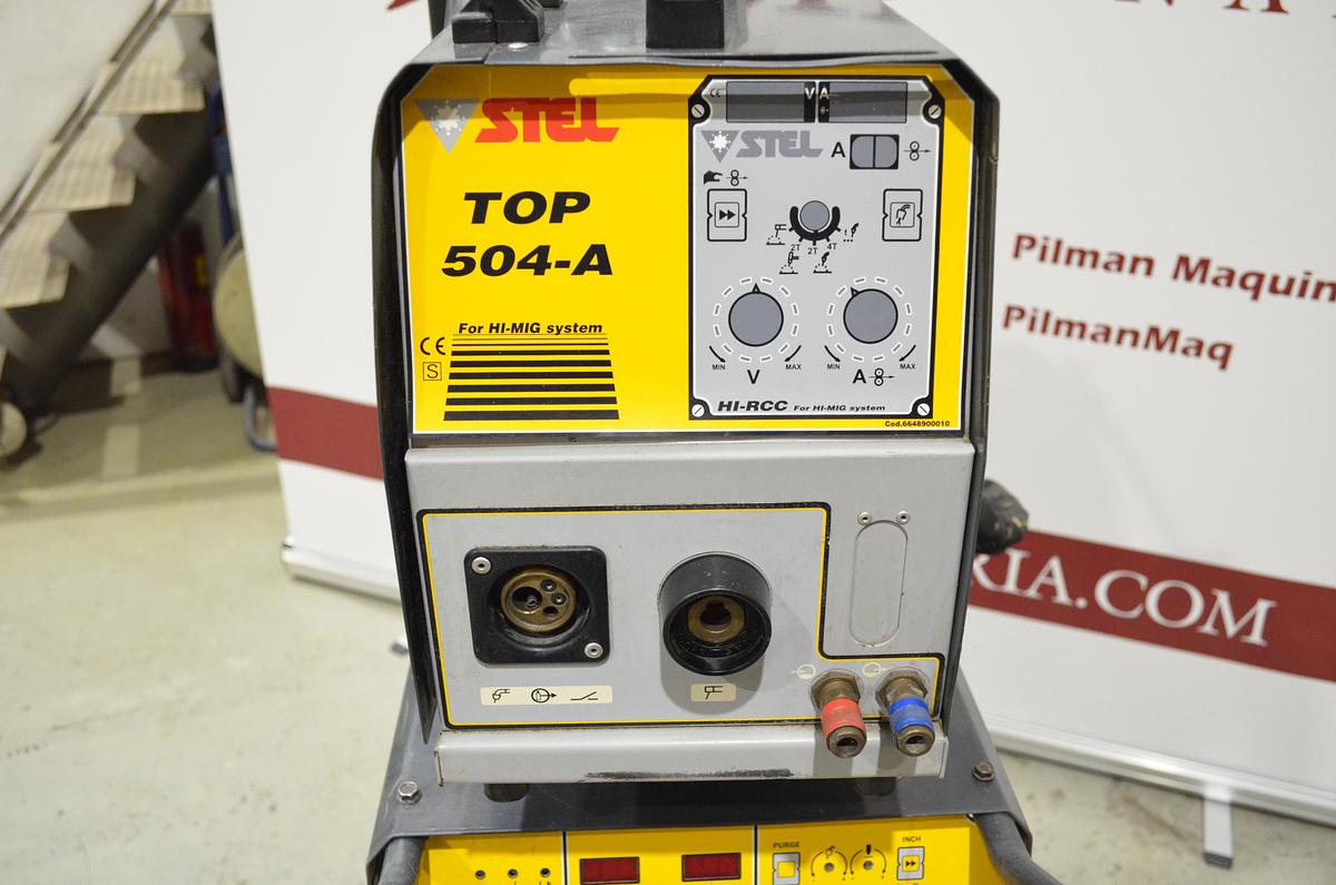 Usado Soldadora mig pulsada y refrigerada STEL Hi-MIG 500P