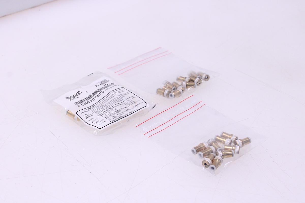 Usado Racores Adaptador Recto M4 + Rosca 1/8" - 30 Unidades SMC KQ2S04-01AS