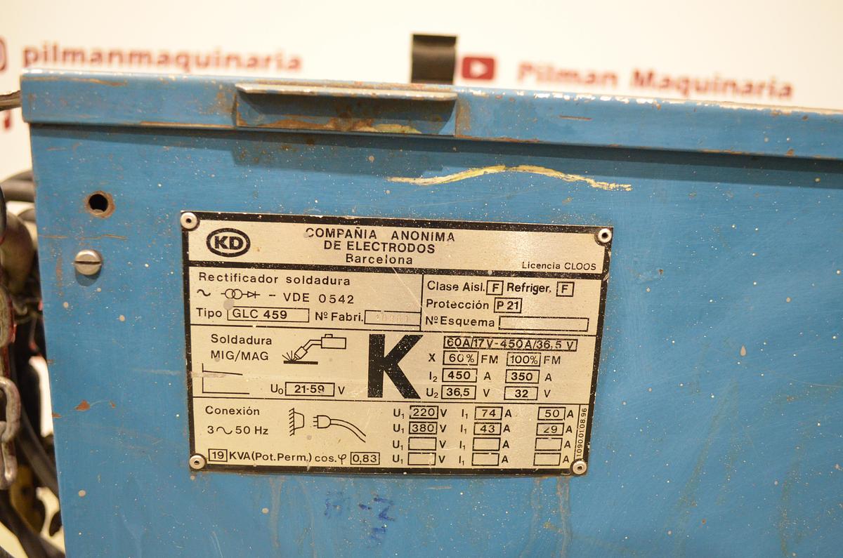 Usado Maquina soldar hilo KD GLC 459