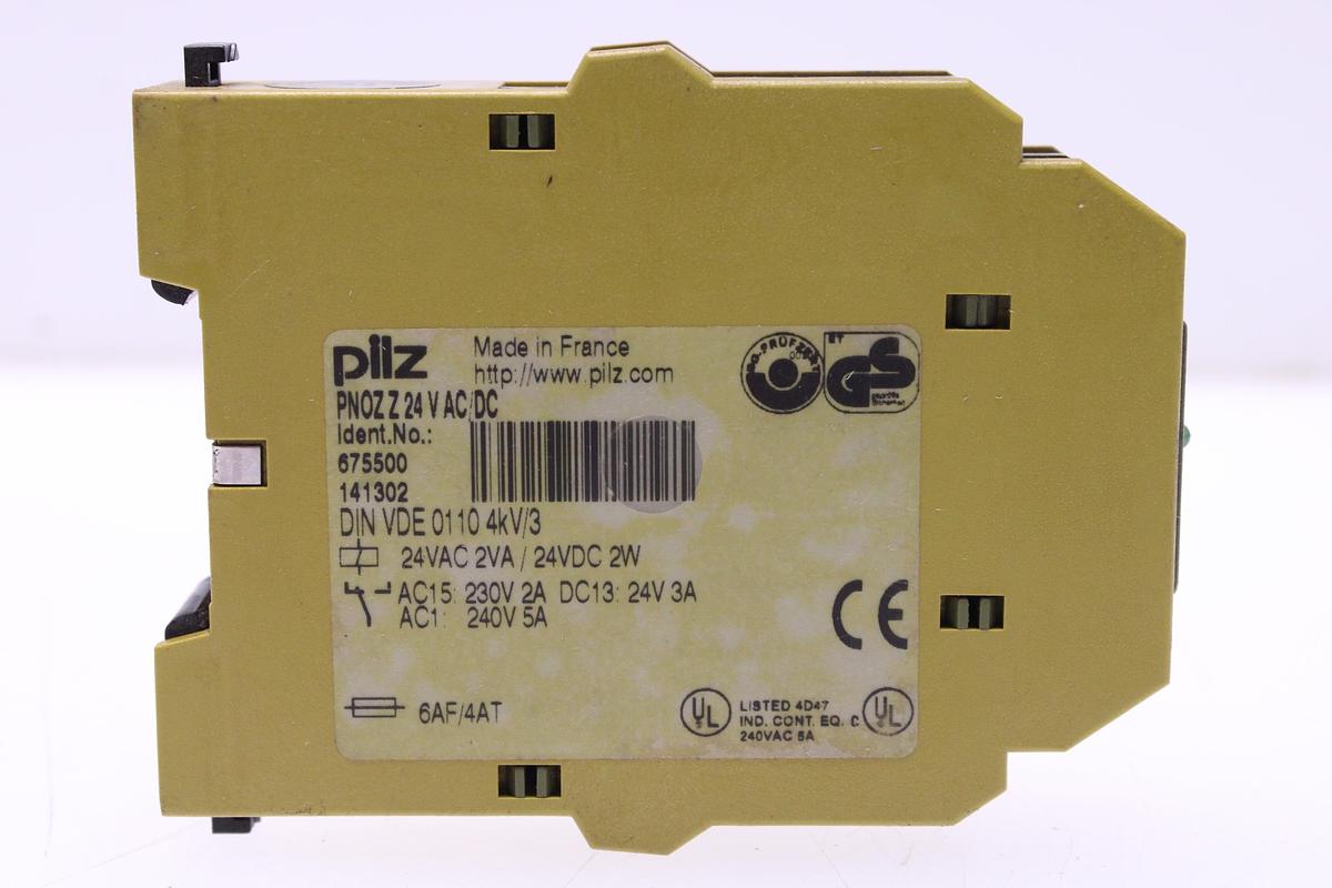 Usado Relé Seguridad Pilz PNOZ Z 24 V AC/DC